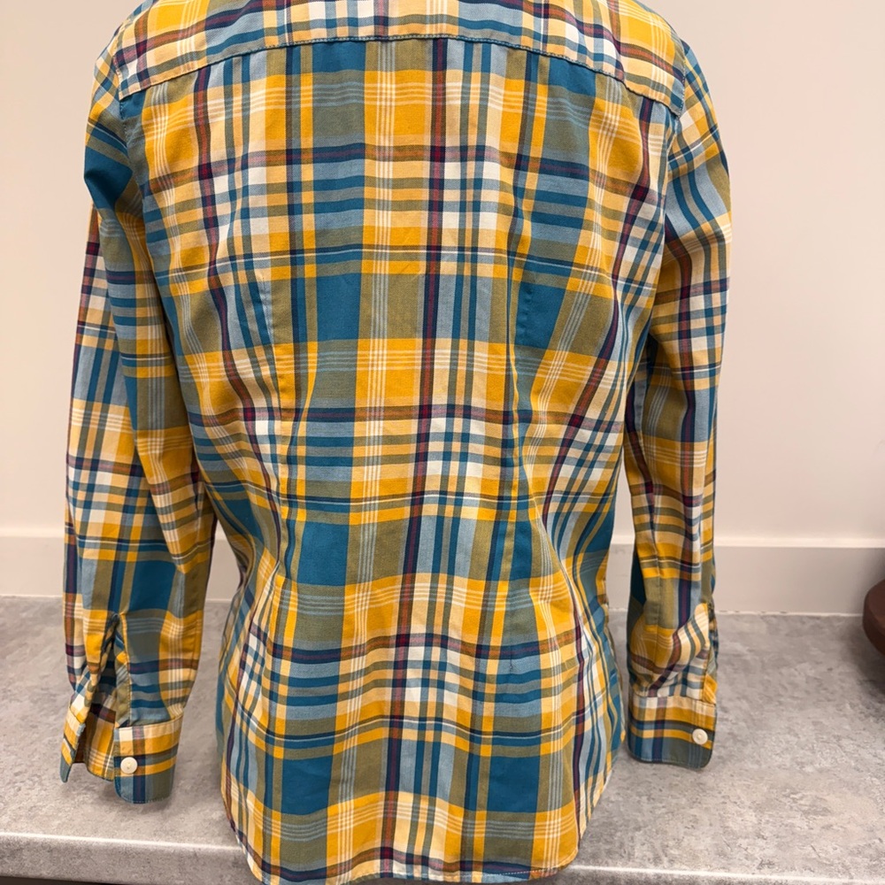 Foxcroft Plaid Shirt Sz 6p - Picture 12 of 14